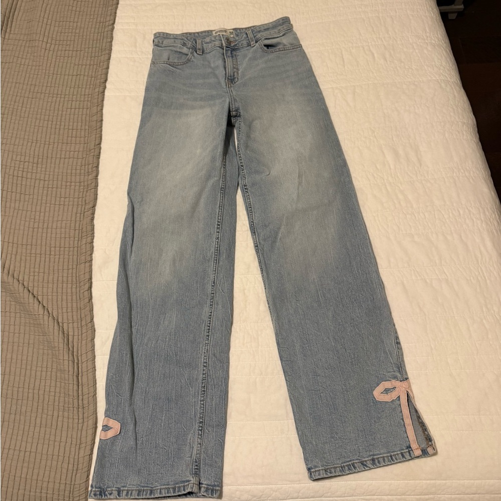 Abercrombie bow jeans